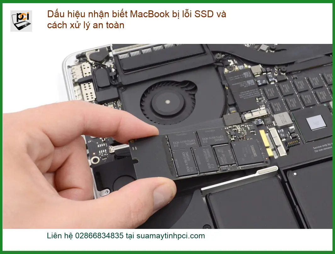 Macbook Dấu hiệu nhận biết lỗi SSD – Địa chỉ trung tâm hỗ trợ gần đây