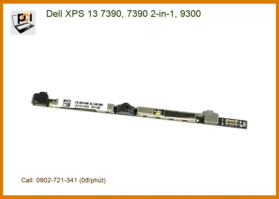 Webcam Laptop Dell XPS 13 7390 2-in-1 - Sửa Thay Lắp Giá Rẻ TPHCM