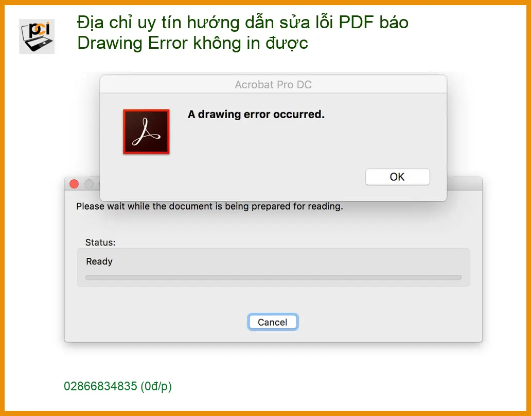 Sửa lỗi PDF Drawing Error không in được Windows – Trung tâm hỗ trợ gần đây