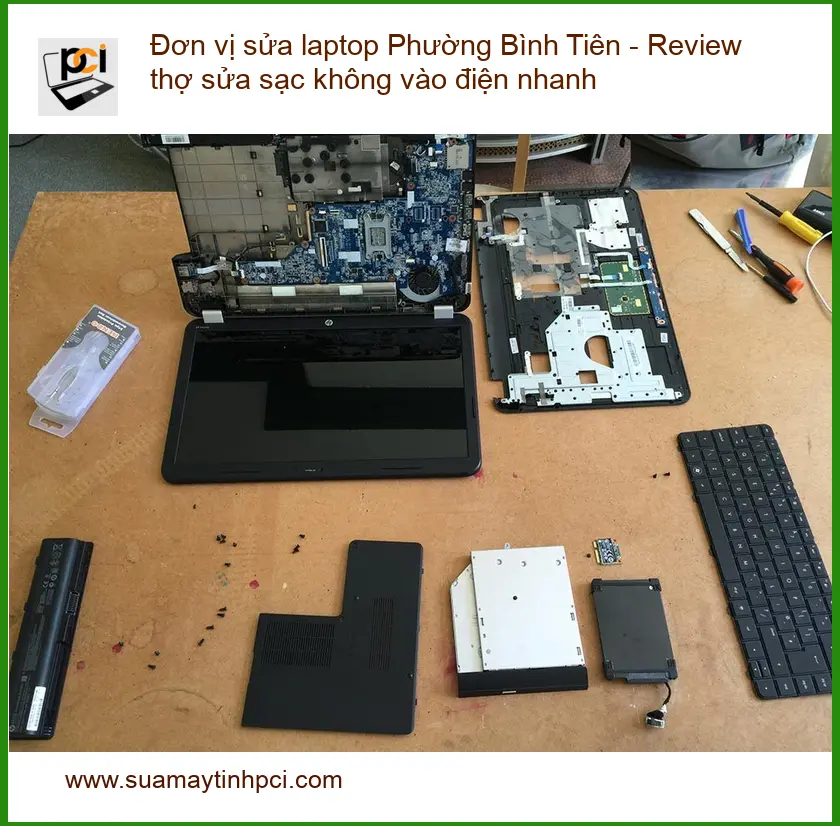 Laptop sạc không vào điện Phường Bình Tiên – Địa chỉ sửa uy tín TPHCM