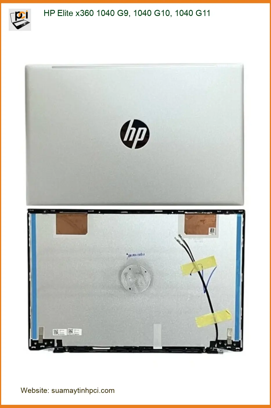 Thay vỏ Laptop HP Elite x360 1040 G9, G10, G11 - Lấy Liền, Giá Rẻ TPHCM