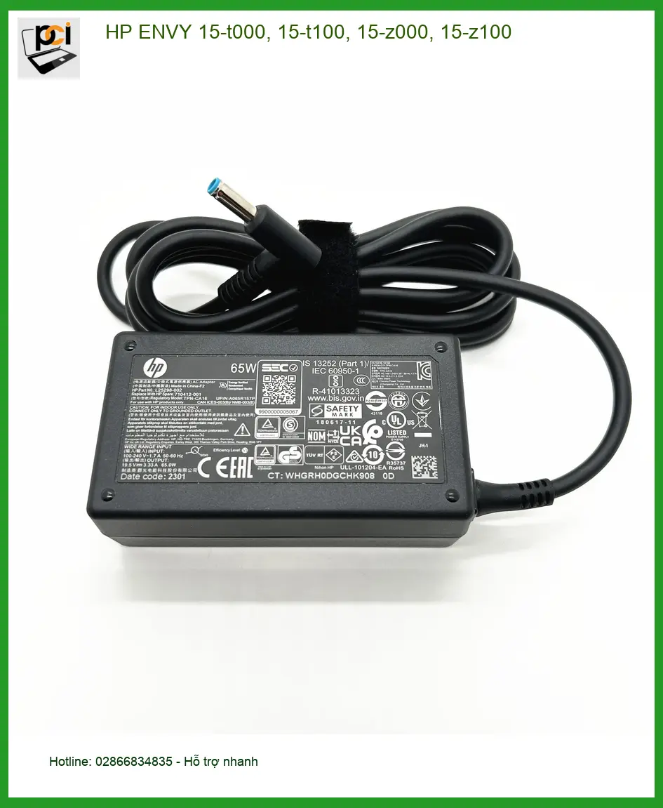 Sạc Laptop HP ENVY 15-t Series | Thay mới nhanh, Giá rẻ bất ngờ