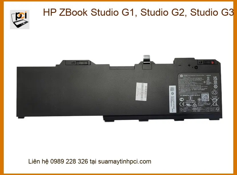 Pin Laptop HP ZBook Studio G1, G2, G3 - Thay Pin TPHCM Nhanh Giá Rẻ