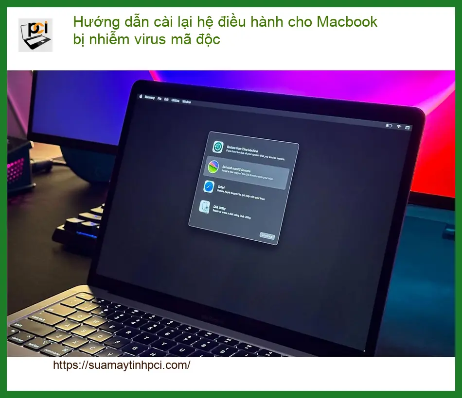 Sửa Laptop: Cài lại Macbook nhiễm virus – Trung tâm uy tín TPHCM