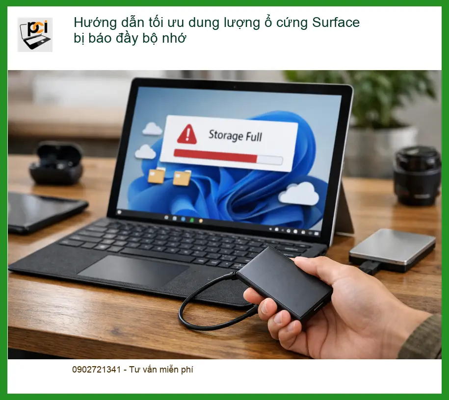 Hướng dẫn tối ưu dung lượng ổ cứng bị báo đầy bộ nhớ – Cách tự xử lý tại nhà