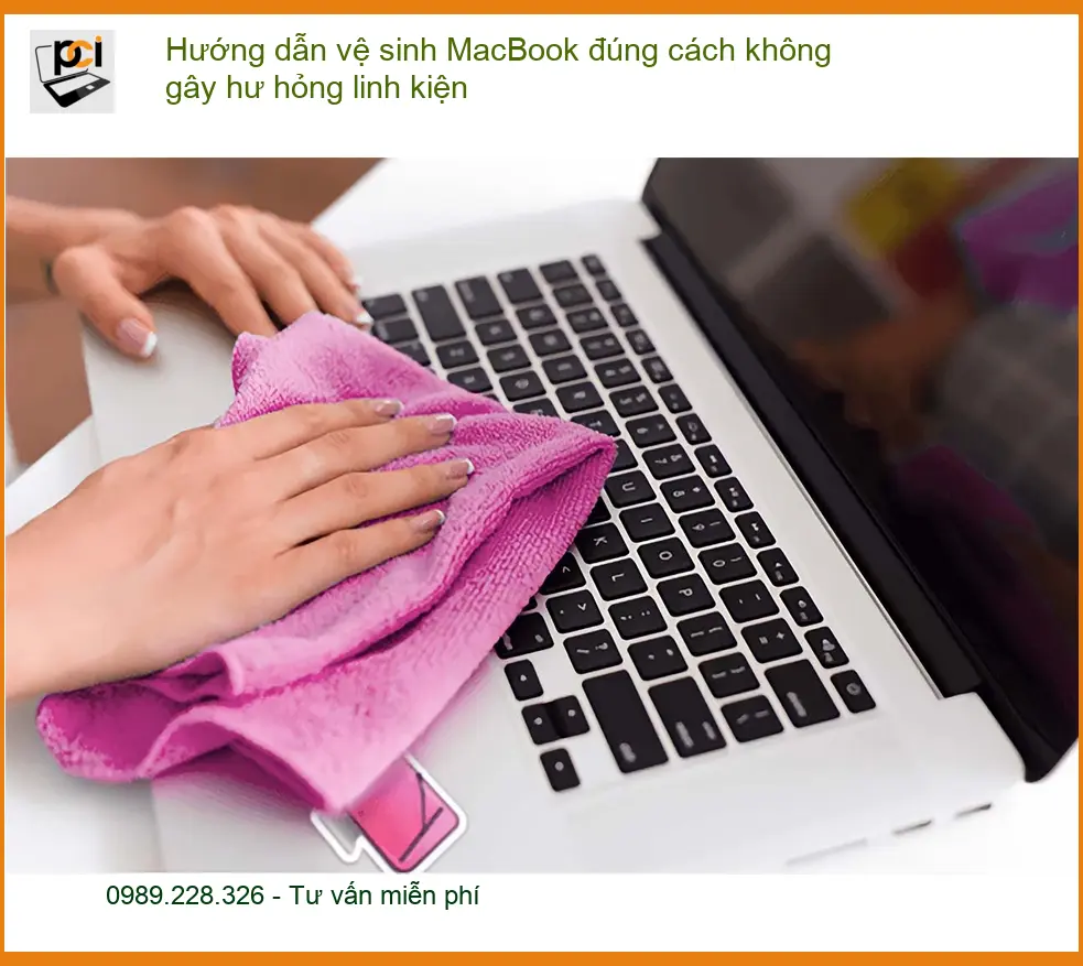 Macbook Hướng dẫn vệ sinh đúng cách không hư hại – Trung tâm hỗ trợ