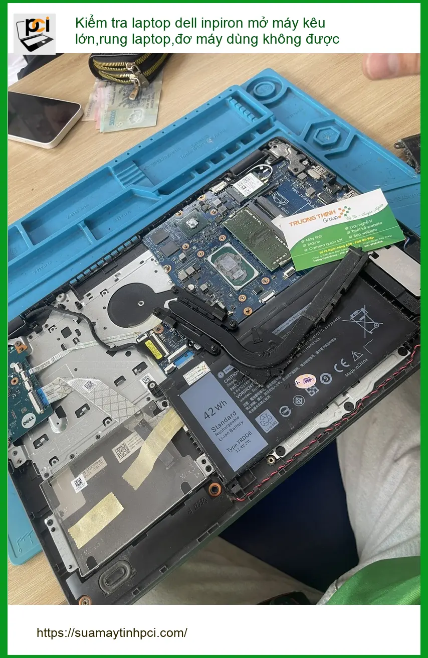 Tiệm sửa laptop dell inpiron kêu, rung, đơ máy Quận Phú Nhuận – Anh Quân