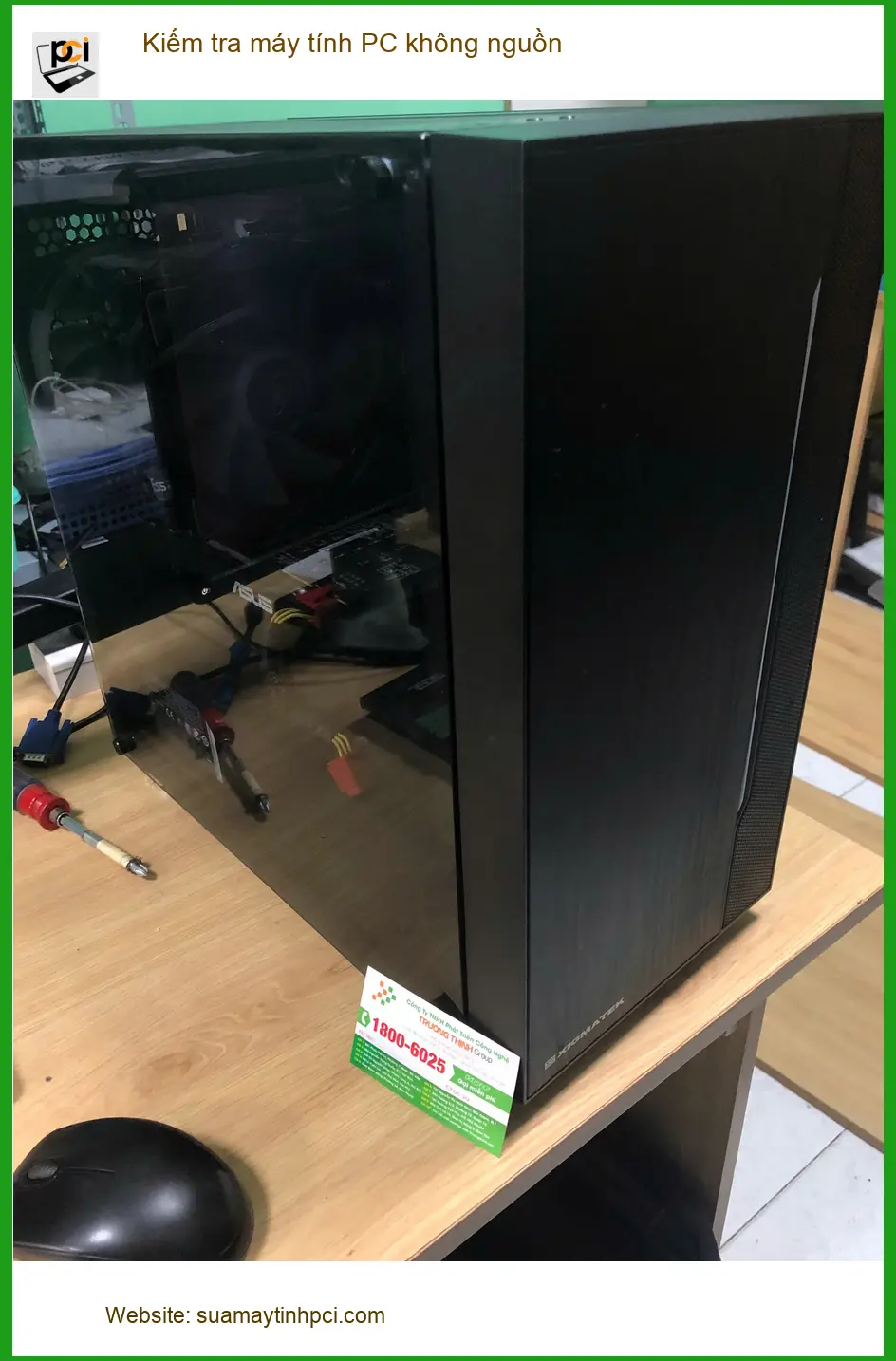 Anh Phước kỹ sư bị mất nguồn PC tại Bình Tân – Cần kiểm tra ngay