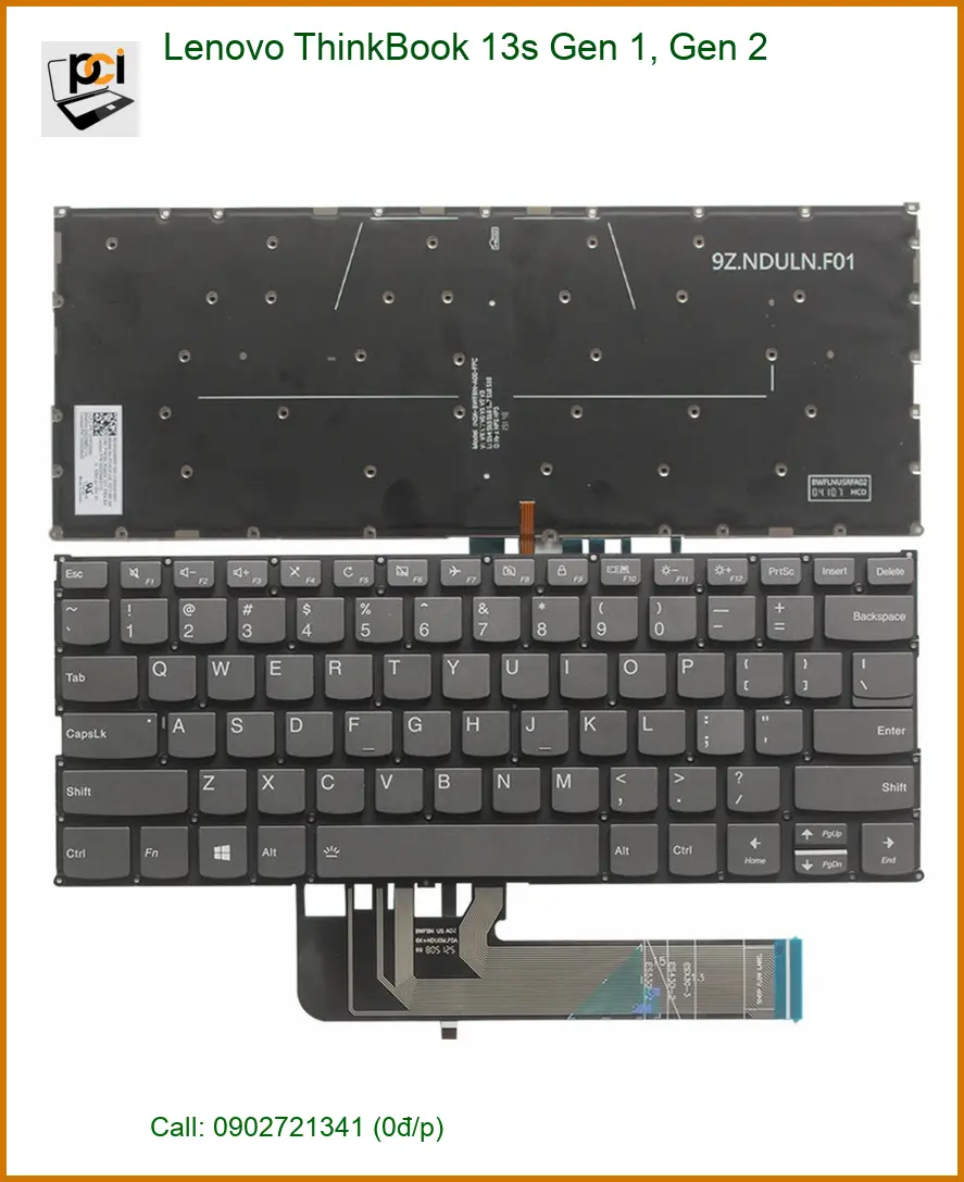 Bàn phím Laptop Lenovo ThinkBook 13s - Thay Tại Cửa Hàng Gần Đây Giá Rẻ