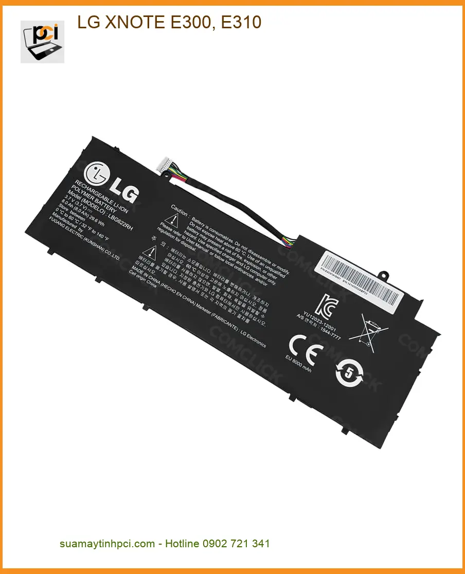 Pin Laptop LG XNOTE E300, E310 | Trung Tâm Thay Pin TPHCM Giá Rẻ