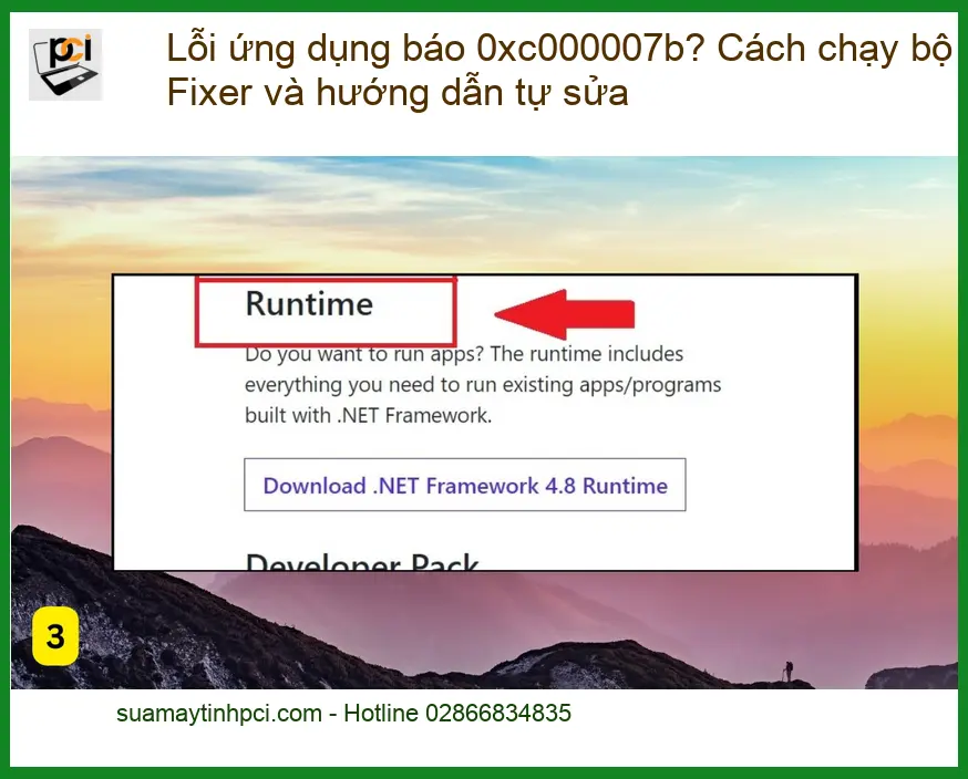 Lỗi 0xc000007b ứng dụng? Tự sửa, chạy Fixer – Địa chỉ sửa máy tính uy tín