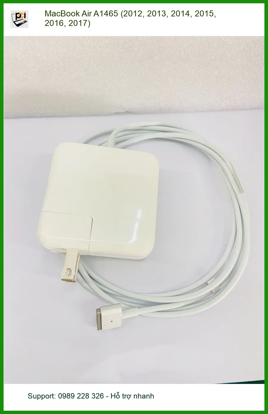 Sạc Laptop APPLE MacBook Air A1465 - Trung Tâm Thay Nhanh Giá Tốt TPHCM