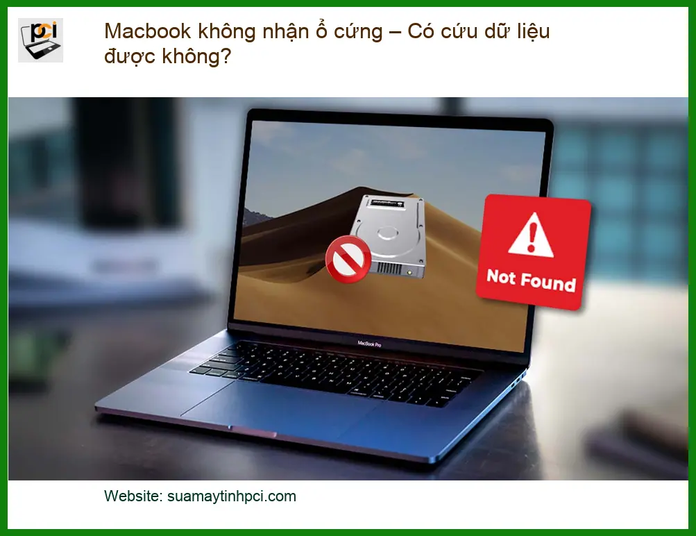 Khôi Phục Dữ Liệu Macbook không nhận ổ cứng – Trung tâm cứu dữ liệu TPHCM