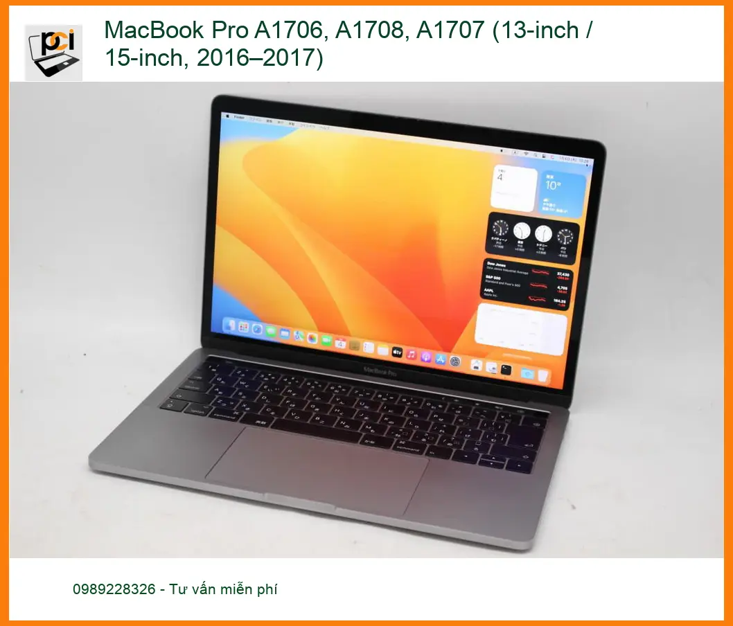 Vỏ MacBook Pro A1706 A1708 A1707 - Thay Liền Tại Cửa Hàng Uy Tín