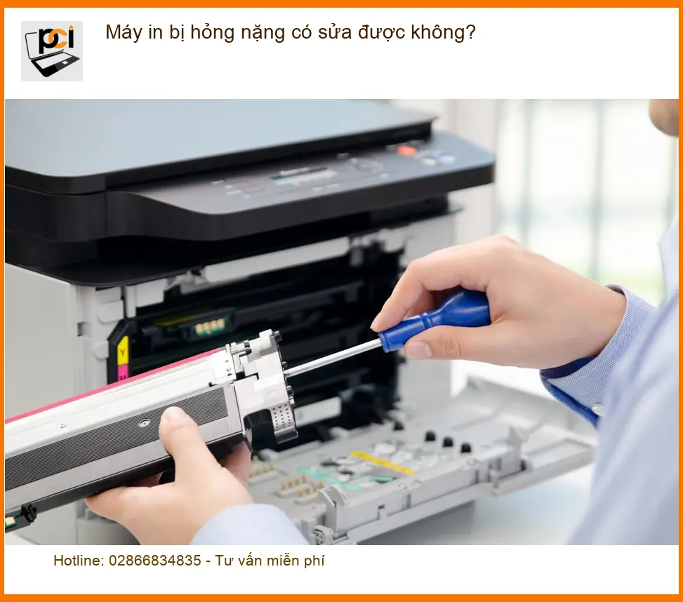 Thủ thuật Máy in bị hỏng nặng có sửa được không? – Chuyên gia PCI tư vấn