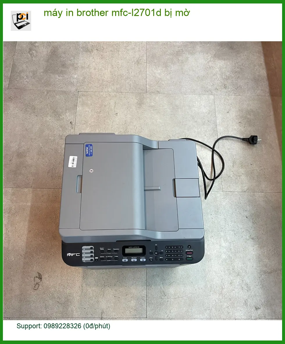 Sửa Nạp Mực Máy In brother mfc-l2701d mờ Tận Nơi – Gọi thợ xử lý gấp