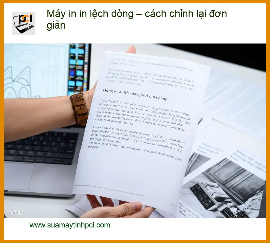 Thủ thuật Máy in lệch dòng – Hướng dẫn chỉnh lại, gọi thợ sửa nhanh