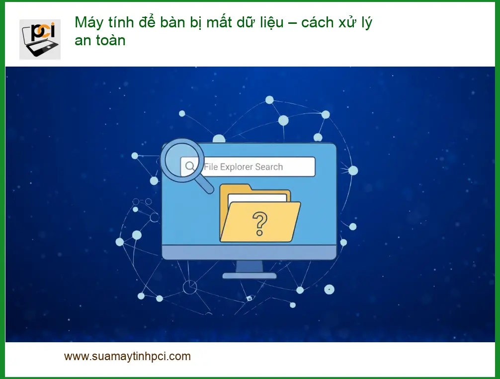 PC Máy tính để bàn bị mất dữ liệu – Cách xử lý an toàn, trung tâm hỗ trợ gần đây