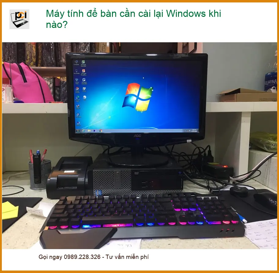 PC Máy tính để bàn cần cài lại Windows khi nào? – Tư vấn chuyên gia PCI