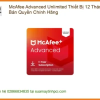 Antivirus McAfee Advanced Unlimited - Cài Đặt Nhanh, Uy Tín TPHCM