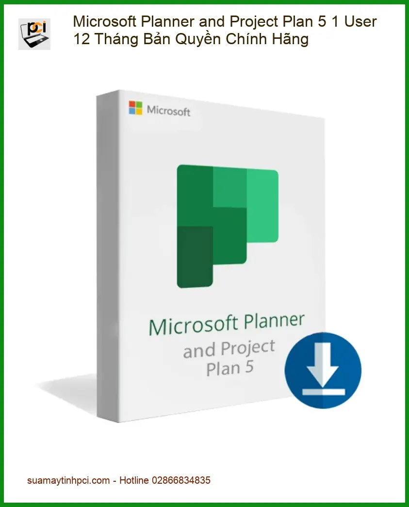 Bản Quyền Microsoft Planner & Project 5 - Kích Hoạt Tận Nơi TPHCM Giá Tốt