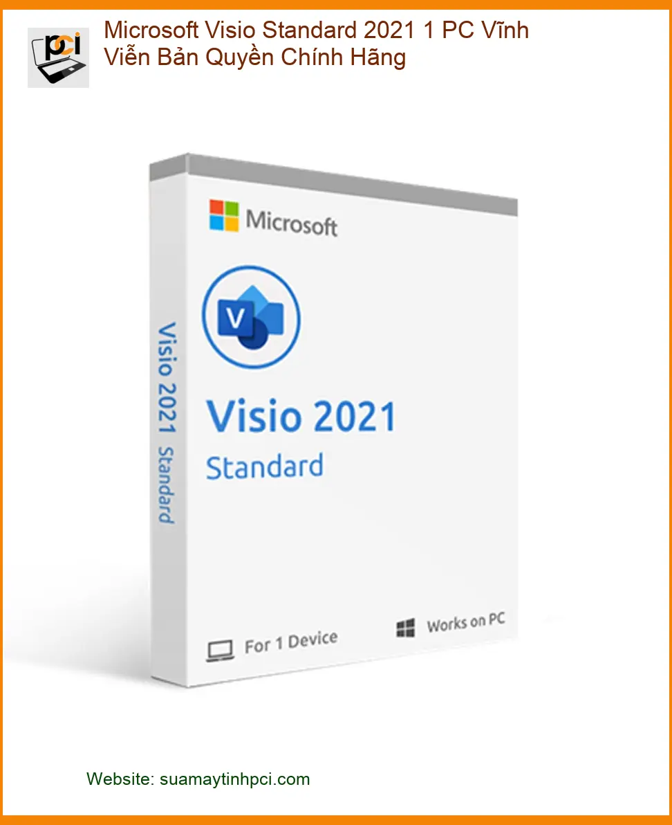 Microsoft Visio Standard 2021 - Cài Đặt Tận Nơi TPHCM Nhanh Chóng