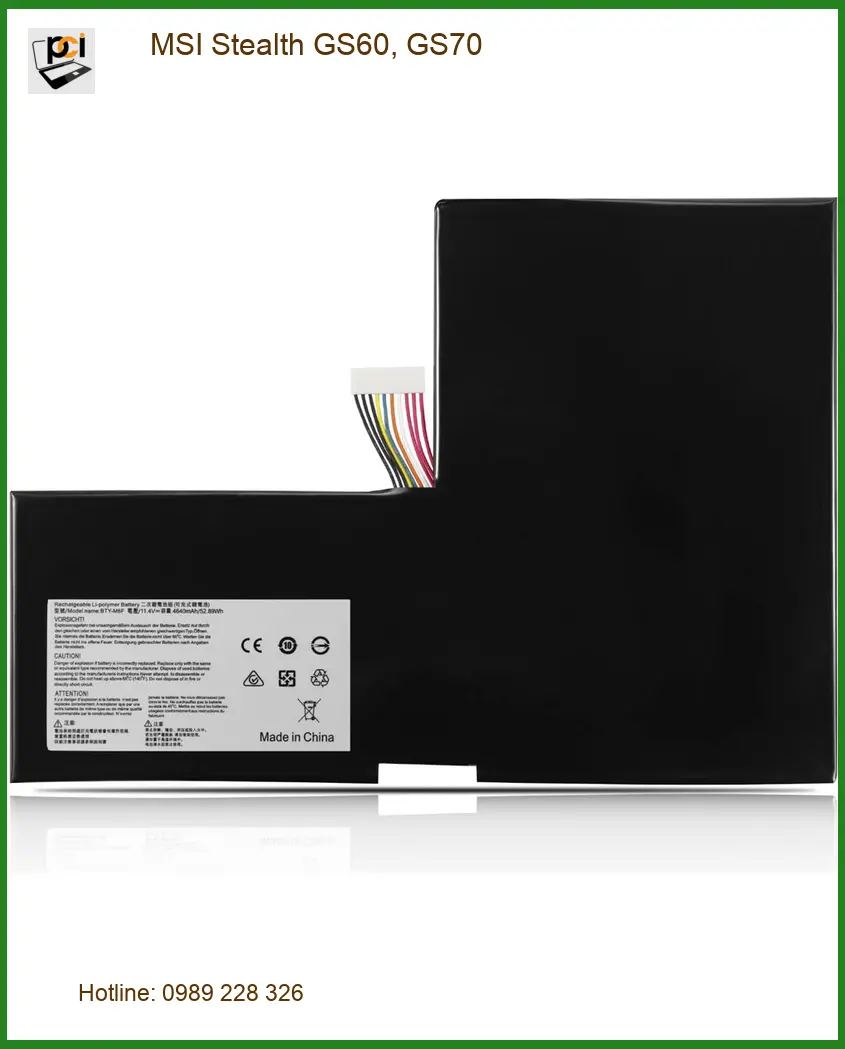 Pin Laptop MSI Stealth GS60, GS70 - Thay Pin Lấy Liền TPHCM
