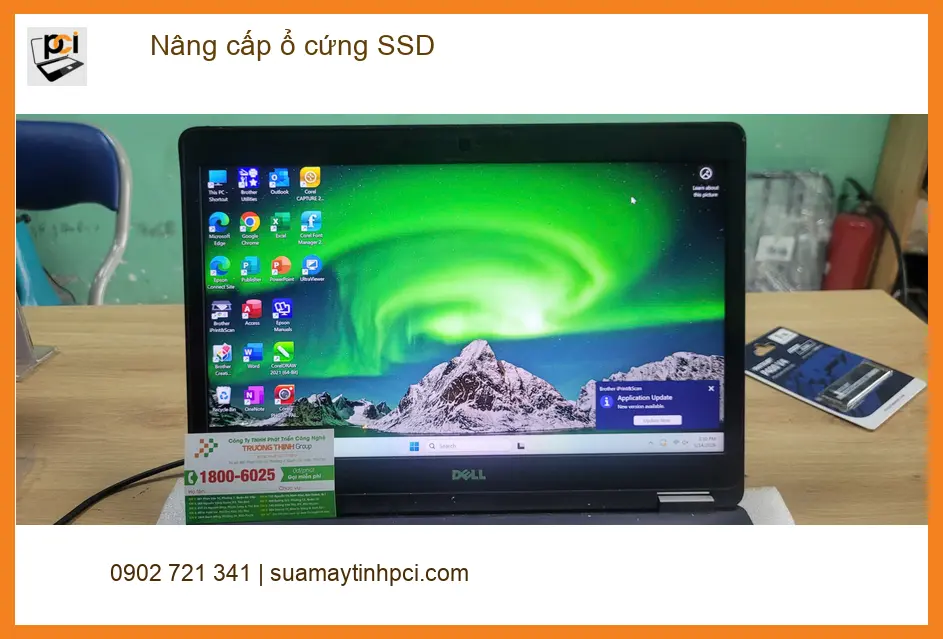 Chị Yến nhân viên văn phòng tìm Trung tâm nâng cấp ổ cứng SSD Quận Bình Tân lấy ngay ảnh thực tế 1