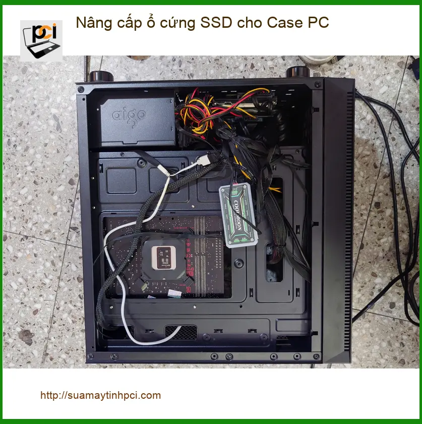 Anh Trọng nâng cấp ổ cứng SSD cho Case PC Quận 7 - Dịch vụ uy tín ảnh thực tế 2