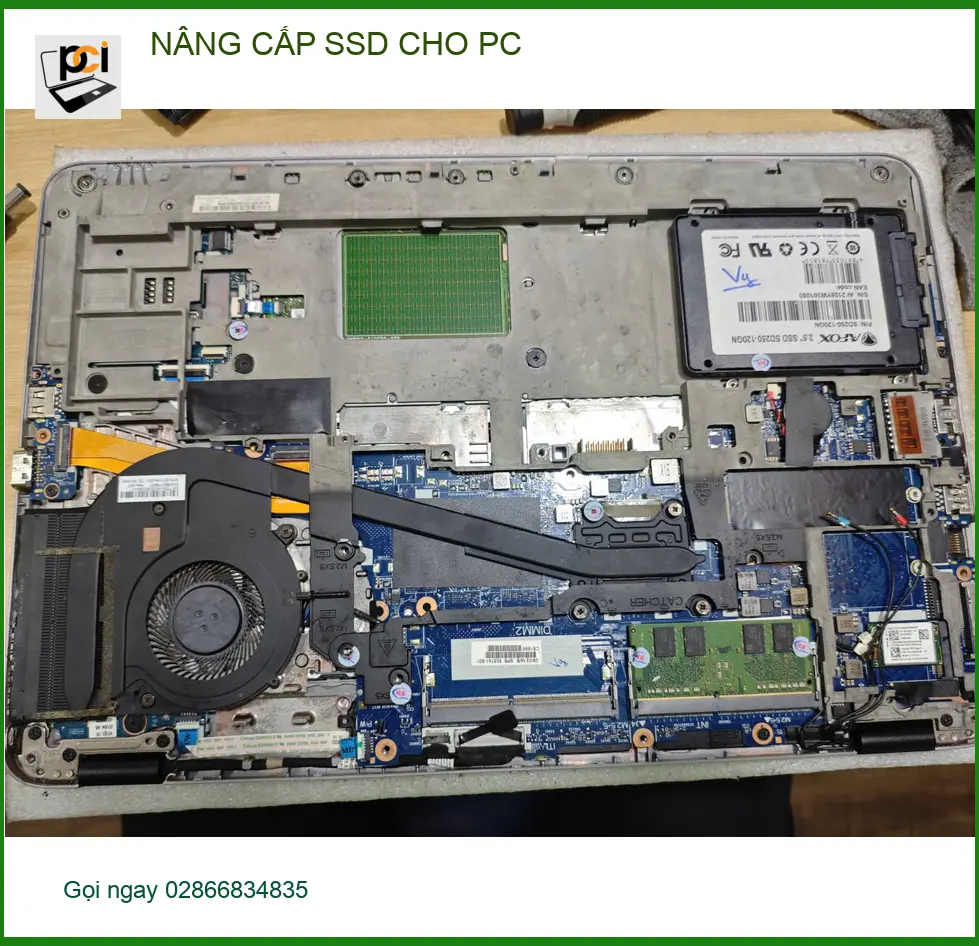 Anh Khải lập trình viên cần máy chạy nhanh nâng cấp SSD cho PC Quận Tân Bình