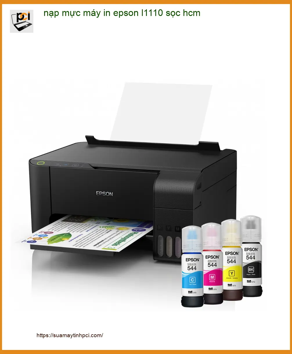Nạp mực máy in Epson L1110 sọc tận nơi – Thợ đổ mực nhanh giá rẻ