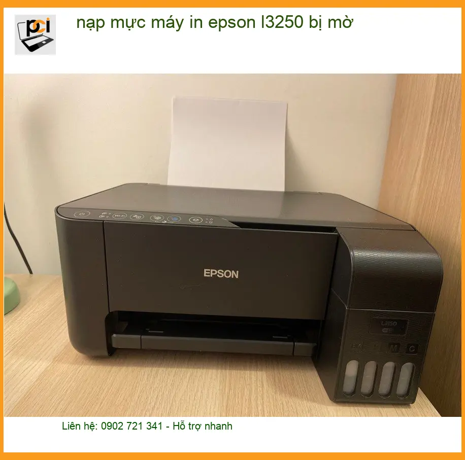 Sửa nạp mực máy in Epson L3250 bị mờ tận nơi – Gọi thợ nhanh