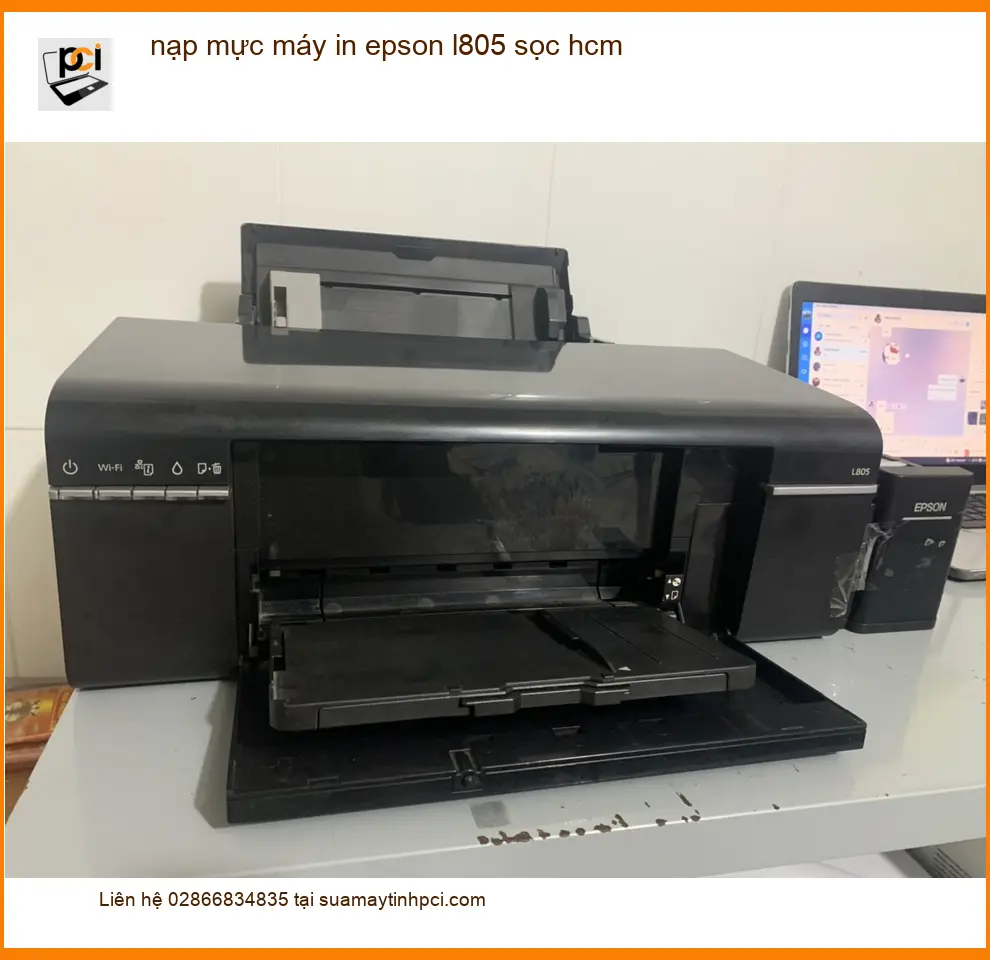 Sửa Nạp Mực Máy In Epson L805 Sọc Tận Nơi HCM – Điện thoại công ty xử lý gấp