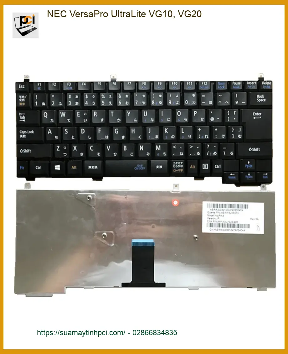 Bàn phím Laptop NEC VersaPro VG10 VG20 - Thay Mới Lấy Liền TPHCM Giá Rẻ