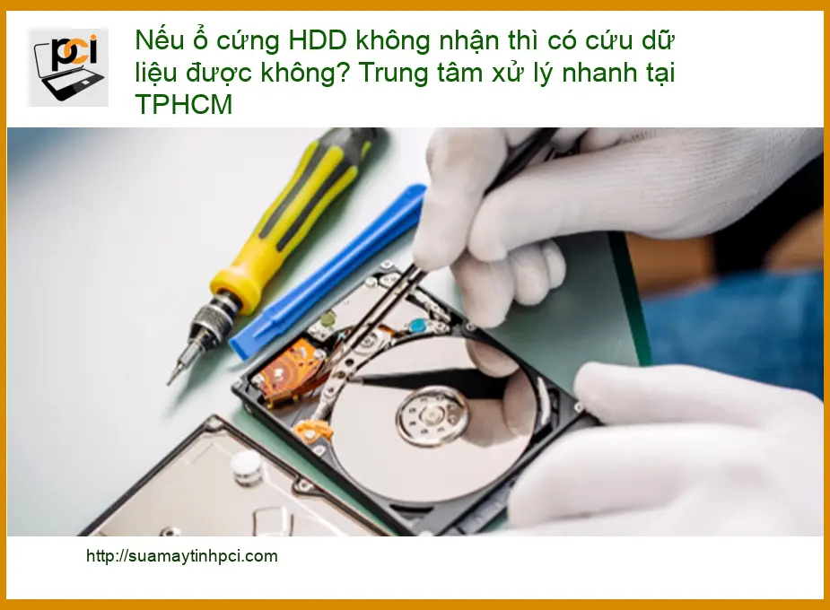 Khôi Phục Dữ Liệu Ổ Cứng HDD Không Nhận TPHCM – Trung tâm hỗ trợ nhanh