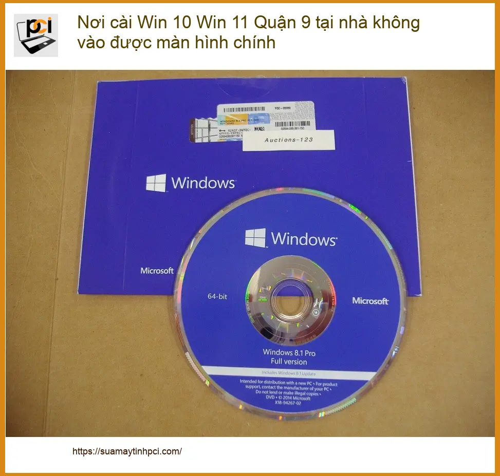 Cài Win 10 11 Quận 9 tại nhà không vào màn hình – Dịch vụ tận nơi
