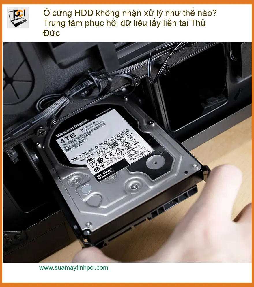 Khôi Phục Dữ Liệu Ổ cứng HDD không nhận xử lý? – Trung tâm lấy liền Thủ Đức