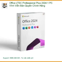 Cài Office LTSC Pro Plus Vĩnh Viễn - Dịch Vụ Tại TPHCM Giá Rẻ