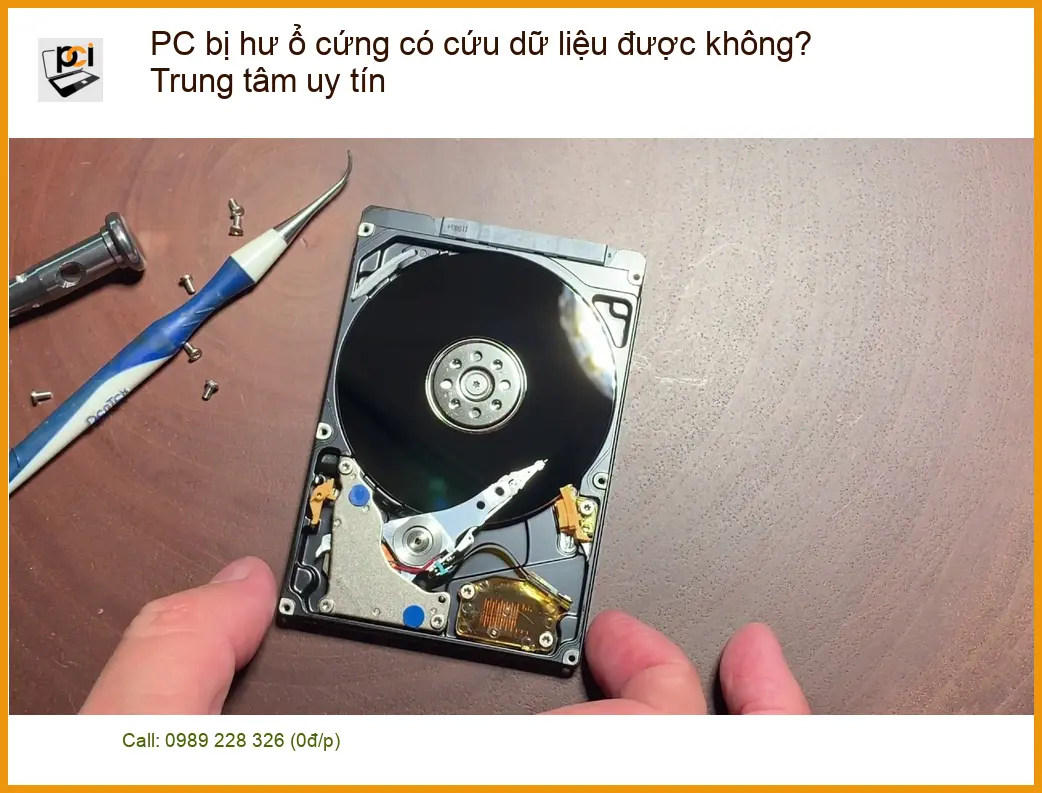 Khôi Phục Dữ Liệu PC bị hư ổ cứng có cứu được không? – Trung tâm uy tín TPHCM