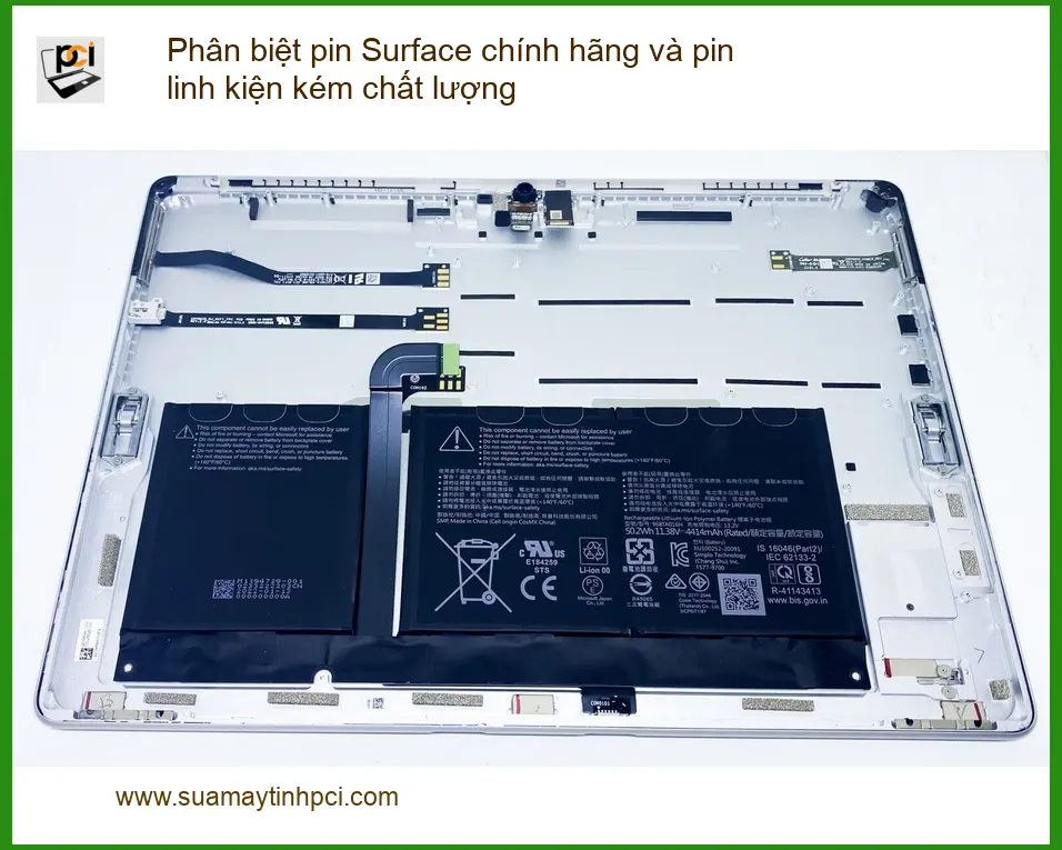 Phân biệt pin chính hãng và linh kiện kém chất lượng – Kinh nghiệm PCI