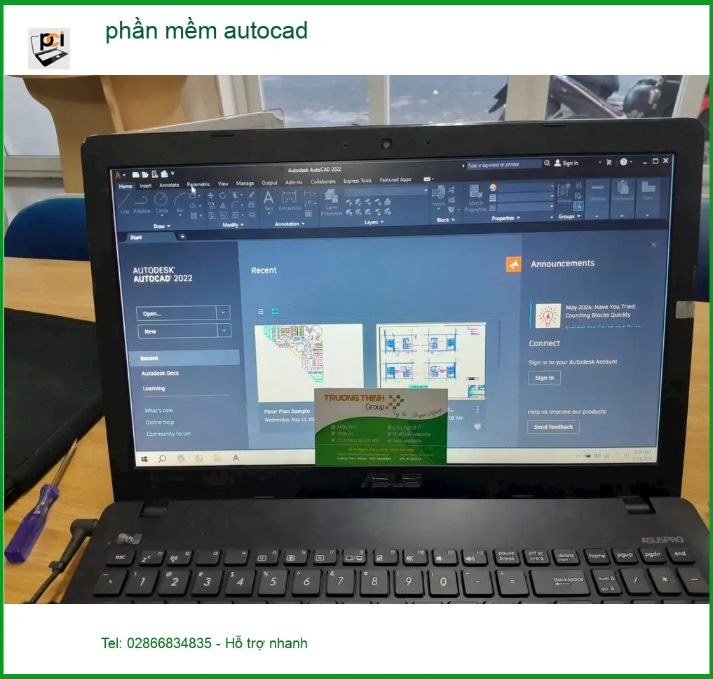 Chị Loan kỹ sư thiết kế review chỗ cài phần mềm AutoCAD Quận Thủ Đức uy tín ảnh thực tế 1