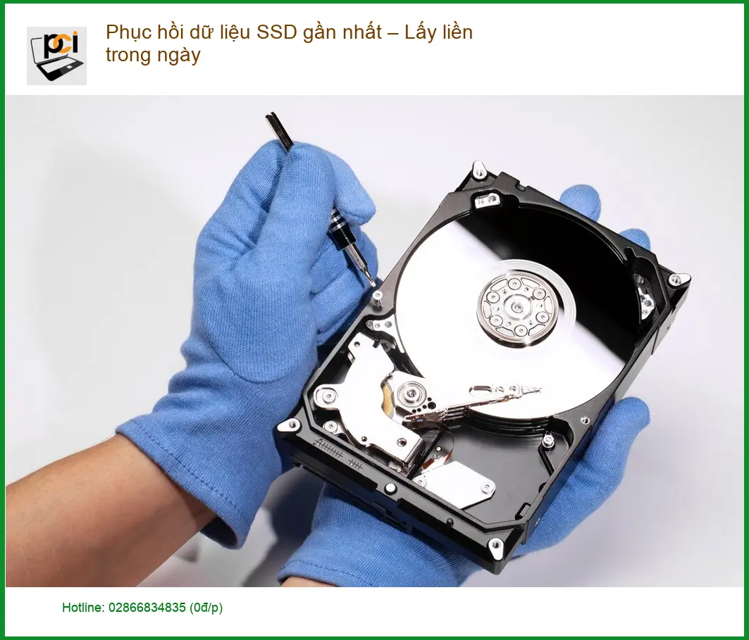 Khôi Phục Dữ Liệu hồi dữ liệu SSD gần nhất – Thợ cứu dữ liệu tận nơi