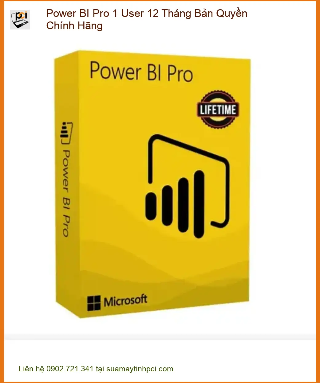 Office Power BI Pro 1 User 12 Tháng - Hỗ Trợ Cài Đặt Nhanh TPHCM | Giá Tốt Hôm Nay