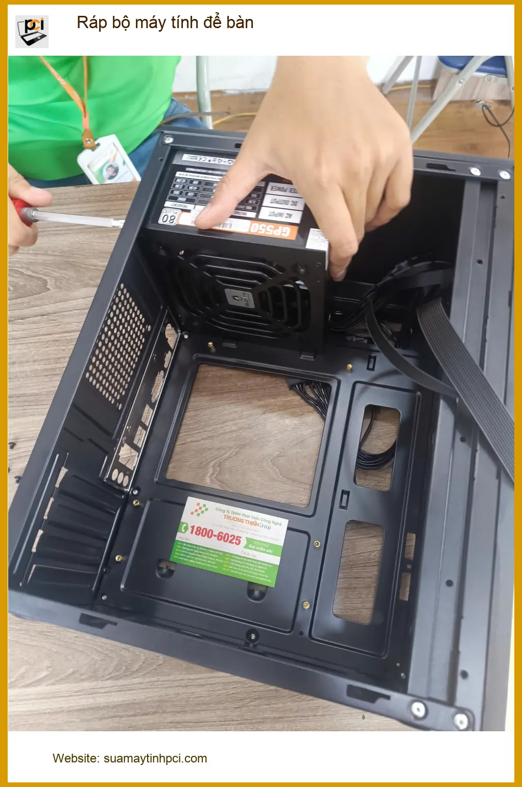 Dịch vụ Ráp bộ máy tính để bàn Quận Tân Phú uy tín Anh Đức đã tin chọn