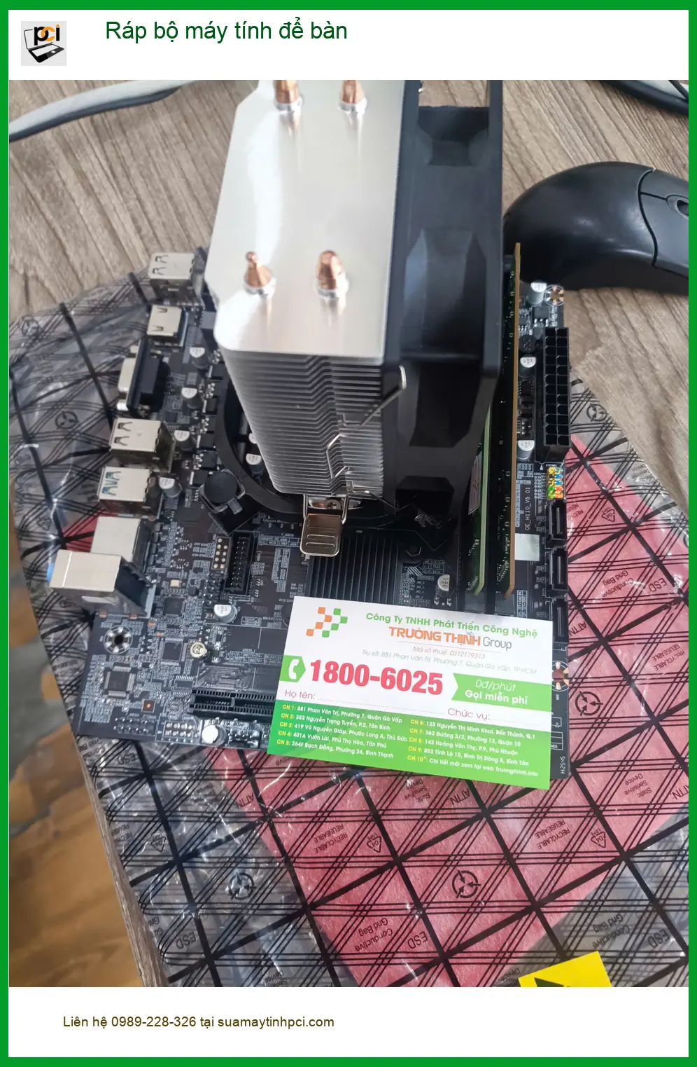 Dịch vụ Ráp bộ máy tính để bàn Quận Tân Phú uy tín Anh Đức đã tin chọn ảnh thực tế 2