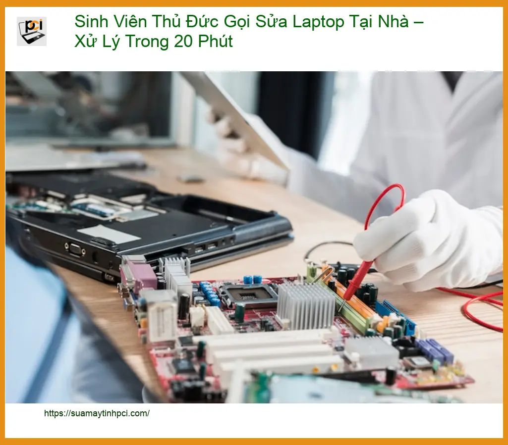 Sửa máy tính Sinh Viên Thủ Đức Tại Nhà – Khắc phục nhanh trong 20 phút