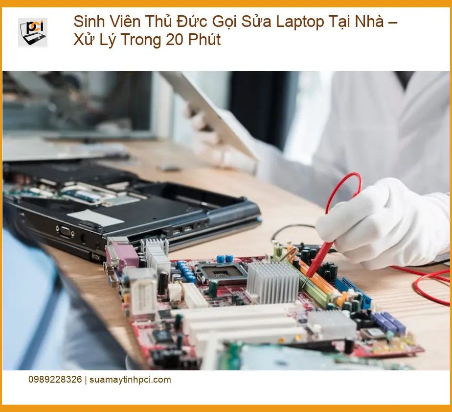 Sửa máy tính Sinh Viên Thủ Đức Gọi Laptop Tại Nhà – Thợ xử lý nhanh 20 phút
