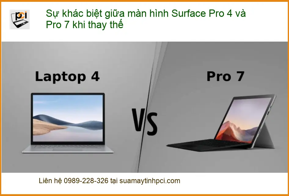 Sự khác biệt giữa màn hình Pro 4 và 7 khi thay thế – Tư vấn chuyên gia kỹ thuật