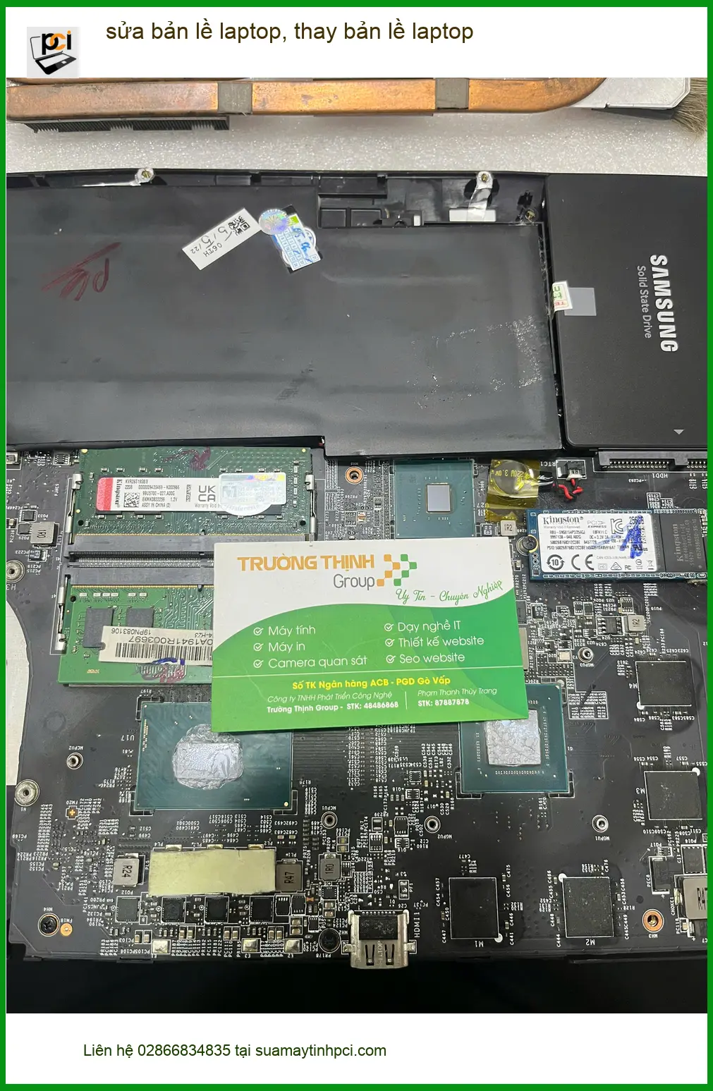Anh Dũng kiến trúc sư – Địa điểm sửa, thay bản lề laptop Quận Bình Thạnh