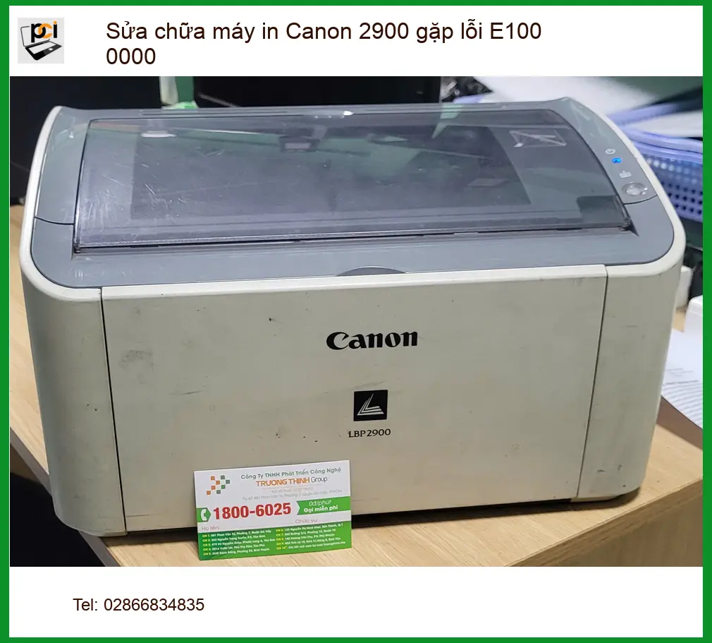 Anh Huy trưởng phòng xử lý lỗi E100 máy in Canon 2900 tại Bình Tân